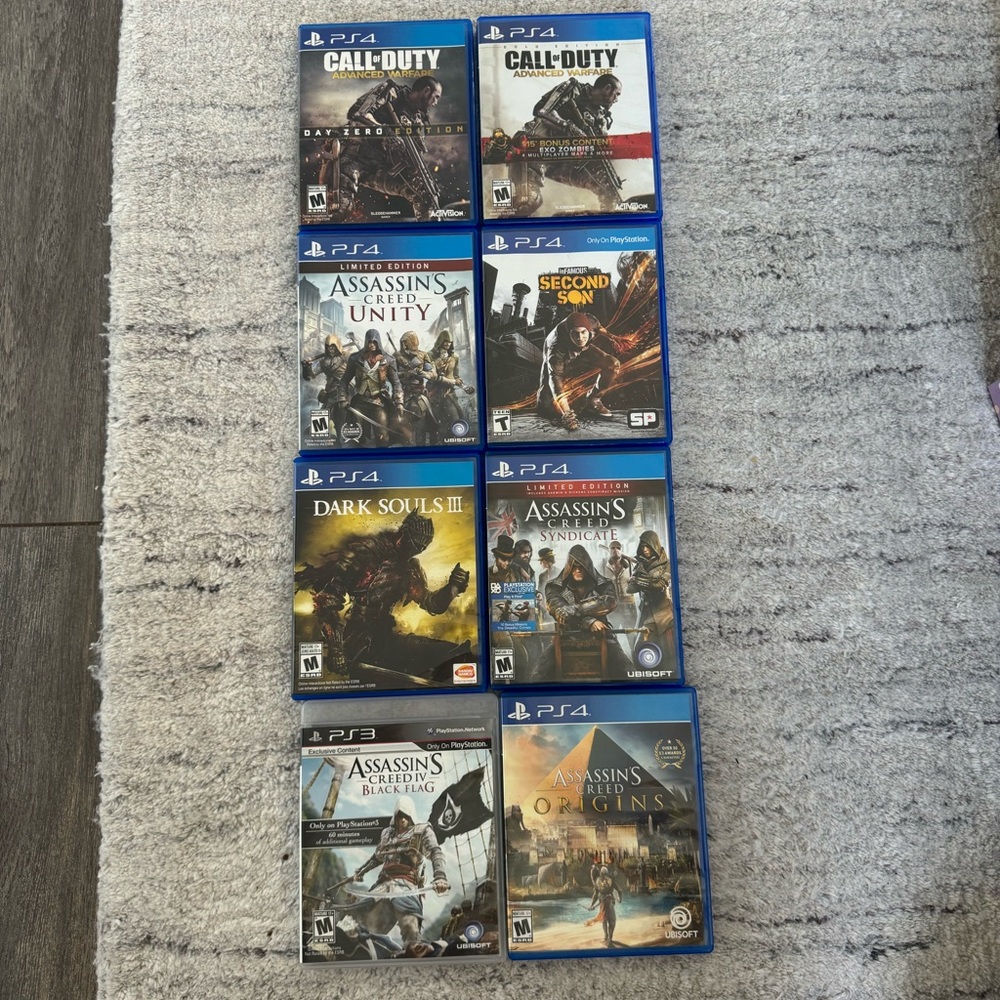 PS4 games - Bundle of 8